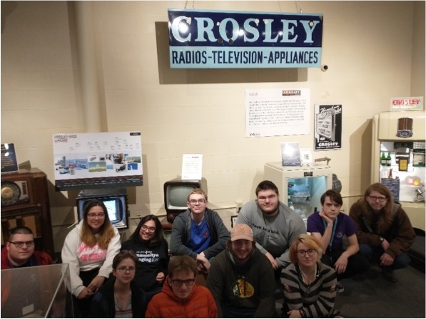 Students in Mr. Pentecost and Mr. Johnston's Radio Mentoring group visited the VOA museum