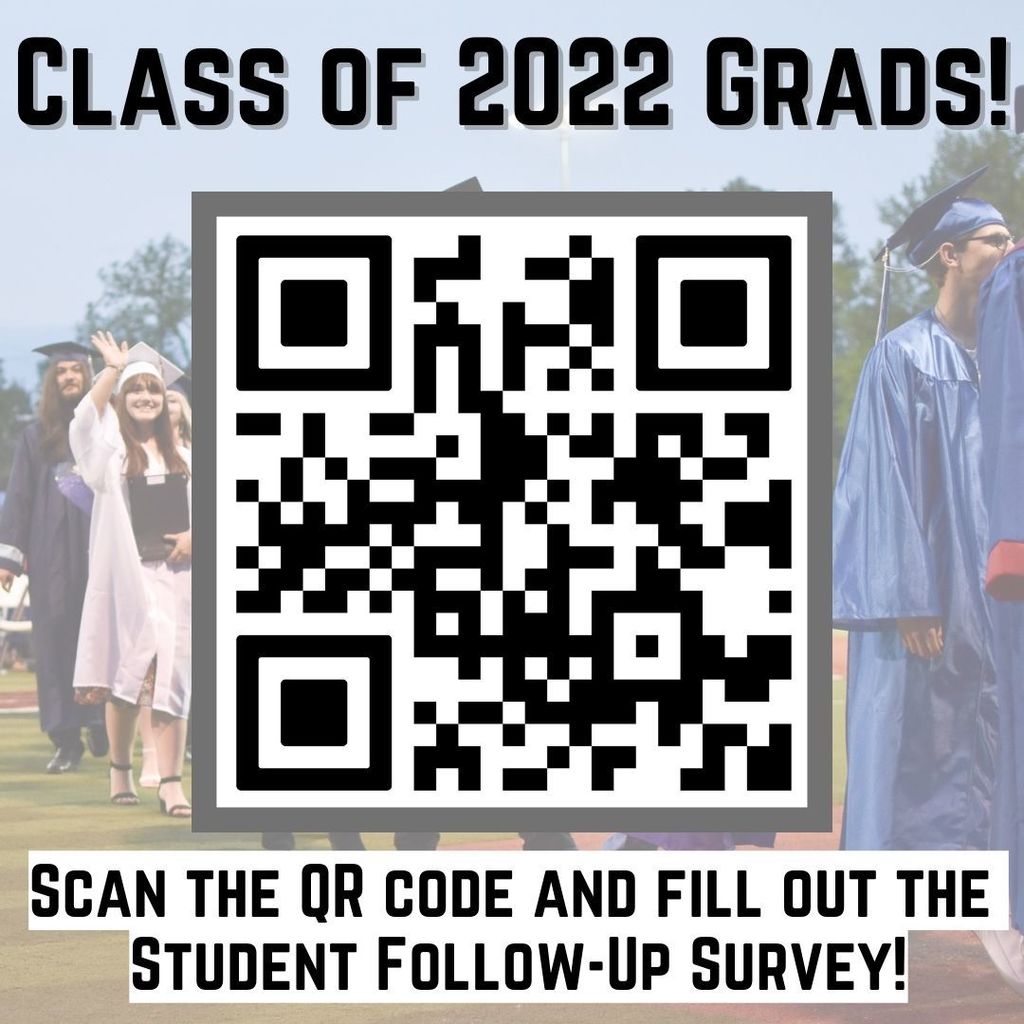 A QR code to scan for class of 2022.
