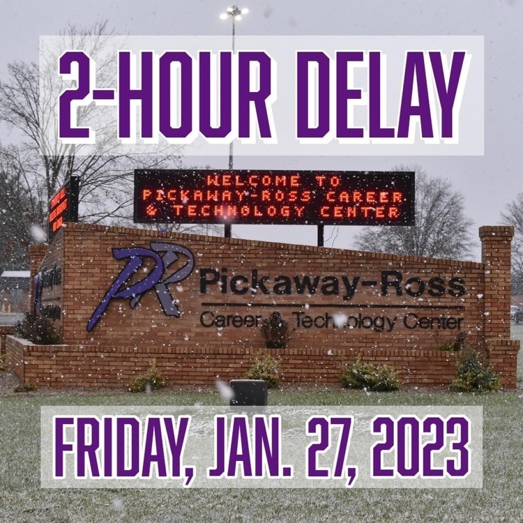 Friday, January 27, 2023 two hour delay